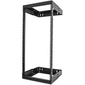 StarTech.com�@�T�[�o�[���b�N�^�I�[�v���t���[���^�Ǌ|���^�^19�C���`�^24U�^2�|�X�g�^���s30�D5cm�`50�D8cm�^�ω׏d90kg�@�y�i�ԁFRACK-24U-20-WALL-OA�z