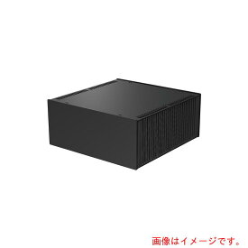 タカチ電機工業（TAKACHI）　縦型ヒートシンク式アルミサッシケース　ブラック　【品番：HY99-23-23BB】