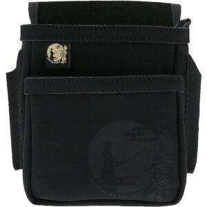 高儀(TAKAGI) 侍BLACK 電工腰袋 2段 小SRBF−7 【品番:806024107】□