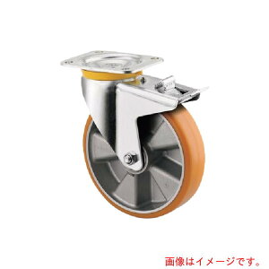 テンテキャスター(TENTE) 重荷重用キャスター”ZETA”(ウレタン車) φ125 自在式(トータルロック付) 【品番:4687ITP125P63 CONVEX】