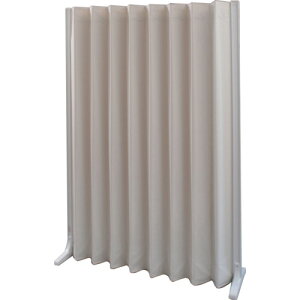 【別途送料あり】東京ブラインド工業 アコーディオンスクリーン 直線型 スタンダードタイプ 【品番:ACS-TH15001650TBK2205B】