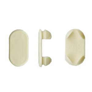 LIXIL�i�g�X�e���j�@�v�b�V���{�^���i�ȉ~�`22mm×12mm�j�@�z���C�g�@�y�i�ԁFQDAD791�z