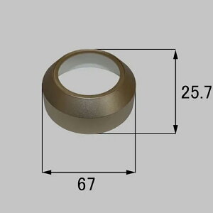 LIXIL(トステム) セキュリティー電動サムターンカバー サテンゴールド 【品番:QDQF691】