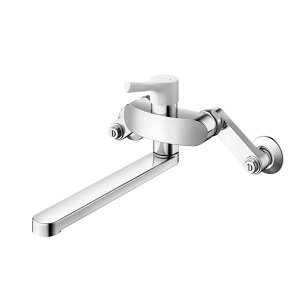 TOTO 壁付シングル混合水栓(エコシングル、共用) 一般地・寒冷地共用 【品番:TKS05312J】●
