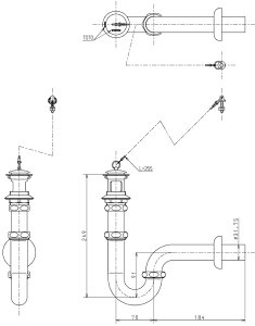 TOTO�@�ǔr������i32mm�AP�g���b�v�j�@�y�i�ԁFTL103BG�z