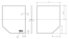 TOTO　断熱風呂蓋1400用 2枚　【品番：AFKK84130W】