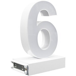 トレード sign city abcMIX マグネット連結文字 HA75シリーズ 数字 【6】 【品番:6300033842】□