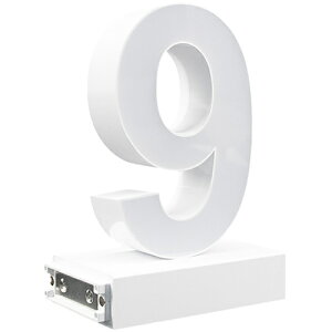 トレード sign city abcMIX マグネット連結文字 HA75シリーズ 数字 【9】 【品番:6300033845】□