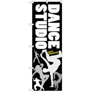 トレード sign city のぼり旗 DANCE STUDIO No.GNB−2113 W600×H1800 【品番:6300012760】□