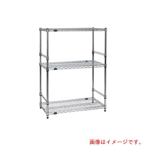 トラスコ中山(TRUSCO) TRUSCO ステンレス製メッシュラック W905XD457XH923 3段  サイドバー付 【品番:TSMSDB3343】