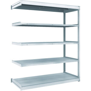 【別途送料あり】トラスコ中山(TRUSCO) TRUSCO TUG型軽量ボルトレス棚 100kg 連結型 1540×624×H1800 5段 【品番:TUG100-65L-5B】