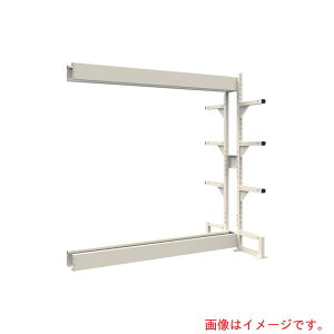 【別途送料あり】トラスコ中山(TRUSCO) TRUSCO ボルトレス長尺保管棚M1.5 複式連結1800X300XH1800 4段 【品番:VRM1.56634BW】