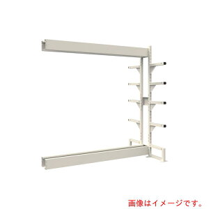 【別途送料あり】トラスコ中山(TRUSCO) TRUSCO ボルトレス長尺保管棚M1.5 複式連結1500X300XH2400 5段 【品番:VRM1.58535BW】