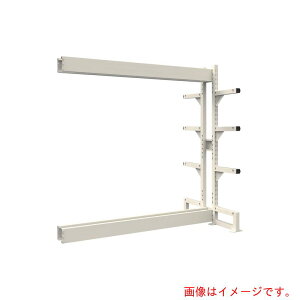 【別途送料あり】トラスコ中山(TRUSCO) TRUSCO ボルトレス長尺保管棚M3 複式連結1200X300XH2100 4段 【品番:VRM37434BW】