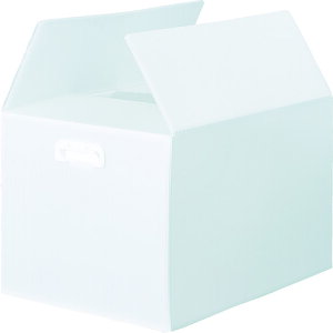 トラスコ中山(TRUSCO) ダンボールプラスチックケース 5枚セット B3サイズ 取っ手穴なし 半透明 【品番:TDP-B3D-5TM】●