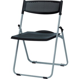 トラスコ中山（TRUSCO）　アルミフレームパンチング樹脂折りたたみ椅子　【品番：TFAN-700】