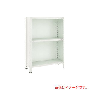 トラスコ中山(TRUSCO) TRUSCO スチールラック 軽量棚背板・側板付 875X600X1500 天地3段 ネオグレー 【品番:53W-23】