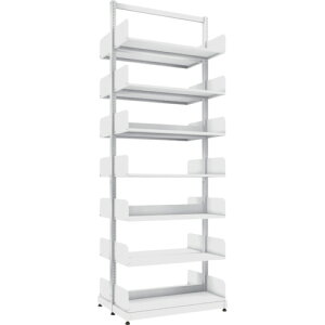 【別途送料あり】トラスコ中山(TRUSCO) TRUSCO 単柱書架 複式 A4横 W900XD320XH2575 7段 【品番:BS-SD83Y-7】