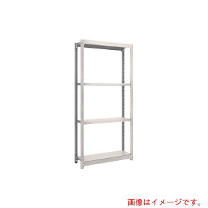 【別途送料あり】トラスコ中山(TRUSCO) TRUSCO スチールラック M1.5型軽中量棚 1460X595XH2400 4段単体 ネオグレー 【品番:M1.5-8564】