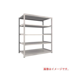 【別途送料あり】トラスコ中山(TRUSCO) TRUSCO スチールラック M3型中量棚 900×1121×H2100 5段 単体 ネオグレー 【品番:M3-73125】