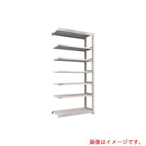 【別途送料あり】トラスコ中山(TRUSCO) TRUSCO スチールラック M5型中量棚 900X471XH1200 7段 連結 免震樹脂ベース付 ネオグレー ネオグレー 【品番:M5-4357BSFC】