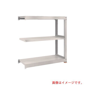 【別途送料あり】トラスコ中山(TRUSCO) TRUSCO スチールラック M5型中量棚 1200X721XH2100 3段 連結 免震樹脂ベース付 ネオグレー ネオグレー 【品番:M5-7473BSFC】