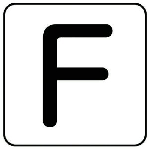 【メール便対応】ユニット(UNIT) 配管ステッカー F(極小) アルミ 30×30 10枚組 【品番:AS.25.6SS】