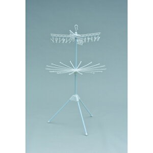 和平フレイズ マイドライ2 パラソル型室内物干し 2段式 【品番:MJ-0702】□