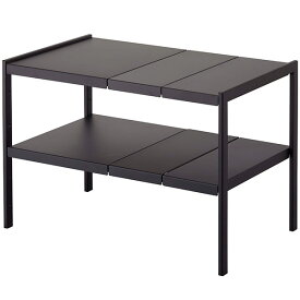 山崎実業 伸縮シンク下ラック 2段 タワー D30 ブラック 4903208049498 【品番：04949】