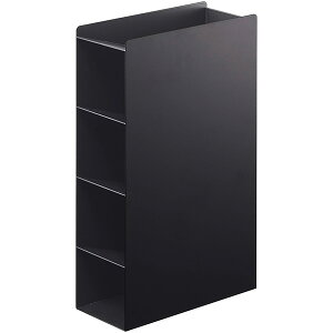 山崎実業 ラップスタンド4段 タワー ブラック 4903208049962 【品番:04996】