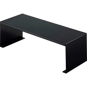 山崎実業 伸縮洗濯機排水口上ラック タワー ブラック 4903208043397 【品番:04339】