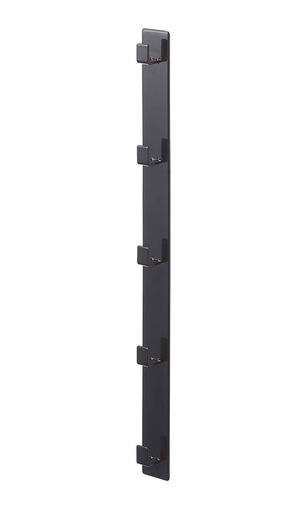 山崎実業 マグネット冷蔵庫サイド縦型5連フック タワー ブラック 4903208052528 【品番