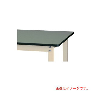 山金工業 ヤマテック ワークテーブル300シリーズ 移動式 塩ビシート天板 W900×D600×H900mm グリーン/ヤマテックアイボリー 【品番:SWRHC-960-GI】