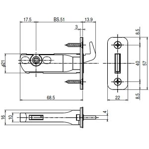 YKK AP@ˏP[X@Vo[@yiԁFYS HH4K14443z