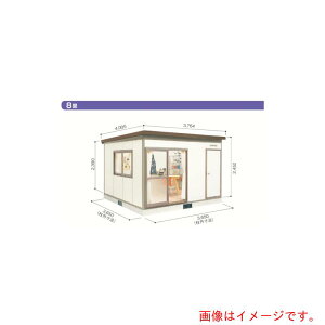 【別途送料あり】淀川製鋼所 ヨドコウ ヨドハウス Nタイプ 床面積12.92m2 【品番:YHN-80】□