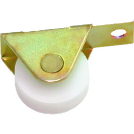 【メール便対応】ヨコヅナ　公団・公社用戸車・枠付　φ24　平　【品番：EKW-0007】□