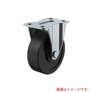 【メール便対応】ユーエイ プレート式 固定 キャスター ゴム 車輪径32mm  Gタイプ GR型 取付寸法29×0 【品番:GR-32R】