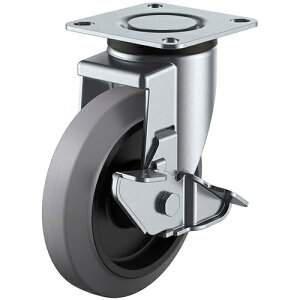 ���[�G�C�@�v���[�g���@���݁@�L���X�^�[�@�O���[�S���@�ԗ֌a150mm�@�X�g�b�p�[�t���@SILENT�^�C�v�@J2F�|S�^�@��t���@80×80�i75×75�j�@�y�i�ԁFNRJ2F-150S-G�z