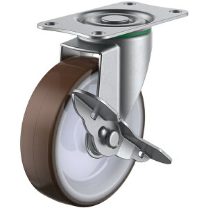 ���[�G�C�@�v���[�g���@���݁@�X�e�����X�L���X�^�[�@�E���^���@�ԗ֌a100mm�@�X�g�b�p�[�t���@E�^�C�v�@SUS�|E�|S�^�@��t���@82×40�@�y�i�ԁFSUS-E-100URS�z