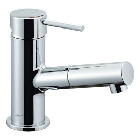 【LF-E345SYCN】LIXIL 水栓金具 吐水口引出式シングルレバー混合水栓 eモダン（エコハンドル） 【リクシル】