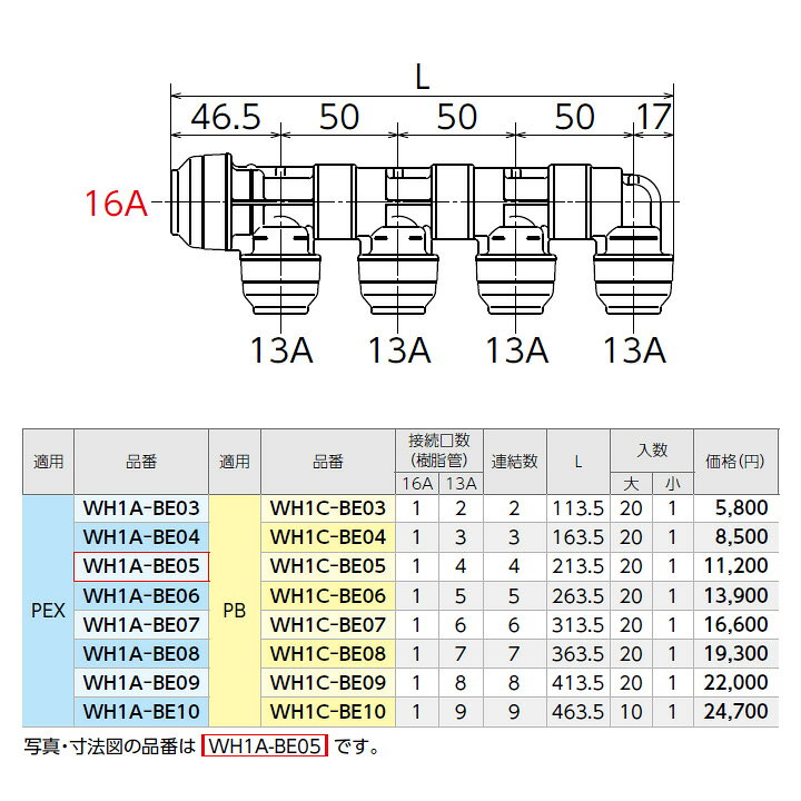楽天市場】【WH1A-BE09】オンダ製作所 ダブルロックジョイント BE型 