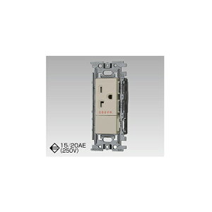 �yNDG2711E�iCW�j�z���� WIDE-i�R���Z���g 15A20A���p250V �ڒn�R���Z���g �E�H�[���x�[�W�� �yTOSHIBA�z