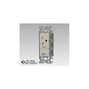 �yNDG2781E�iCW�j�z���� WIDE-i�R���Z���g �A�[�X�^�[�~�i���t 15A20A���p250V�ڒn�R���Z���g �E�H�[���x�[�W�� �yTOSHIBA�z