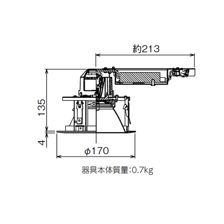 楽天市場】【LEDD-183005MV-LD9】東芝 LEDユニット交換形 ダウンライト 