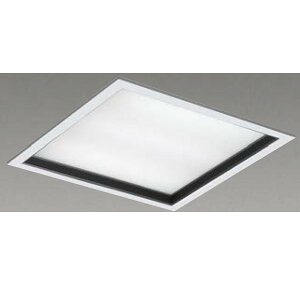 【LEKR760901KN-LD9】東芝 LEDベースライト TENQOOスクエア パネルタイプ 深枠(黒)パネル 埋込形□600 色温度5000K Ra83 FHP45 形×3