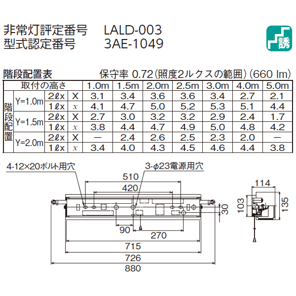 楽天市場】【LEDTS-21864YK-LD9】東芝 直管LED 非常用照明器具