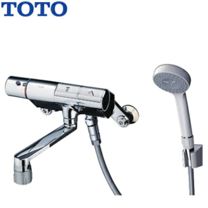 楽天市場】TOTO 浴室用蛇口 壁 洗い場専用 サーモスタット付シャワー
