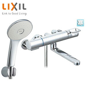 LIXIL ●浴室用蛇口 クロマーレS 壁 浴槽・洗い場兼用 サーモスタット付シャワーバス混合水栓 エコアクアシャワー めっき 吐水口170mm 寒冷地 BF-KA145TNSL
