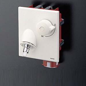 TOTO 緊急止水弁付洗濯機用水栓 ピタットくん 単水栓 壁埋め込みタイプ 樹脂配管用 一般地 TWAS10A1A