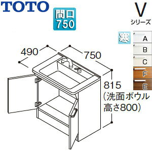 �y���������zTOTO �ySALE�z���ϑ�{�� V�V���[�Y �Ԍ�750mm ����815mm 2���� �G�R�V���O���V�����[���� �S���� ����n LDPB075BAGES2